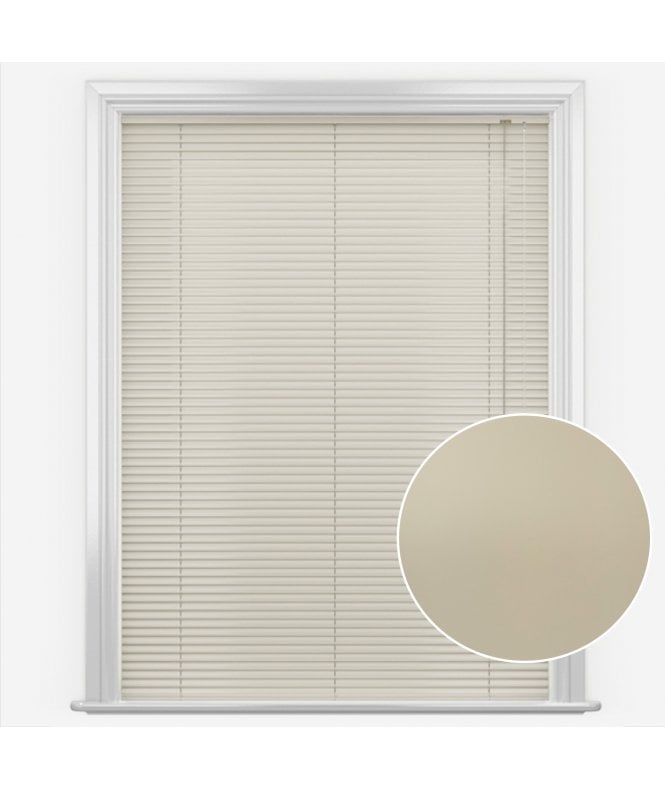 San Francisco Cream Made to Measure Aluminium Venetian Blinds 25mm Slats