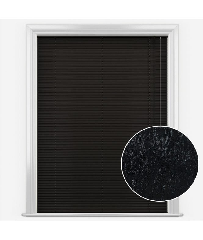 San Francisco Distressed Charcoal Made to Measure Aluminium Venetian Blinds 25mm Slats