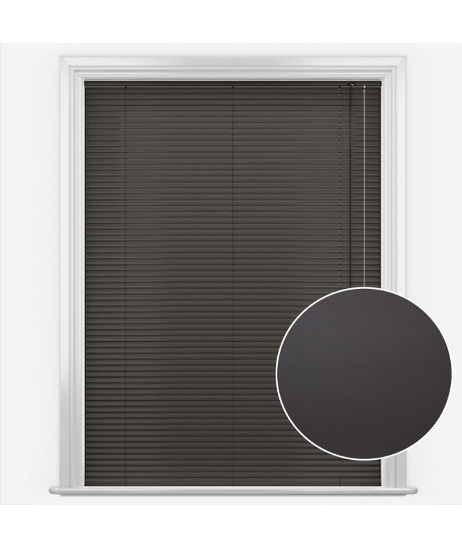 San Francisco Ebon Made to Measure Aluminium Venetian Blinds 25mm Slats