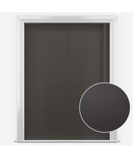 San Francisco Ebon Made to Measure Aluminium Venetian Blinds 25mm Slats
