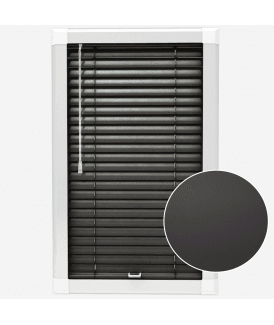 San Francisco Ebon Made To Measure Perfect Fit Aluminium Venetian Blinds 25mm Slats