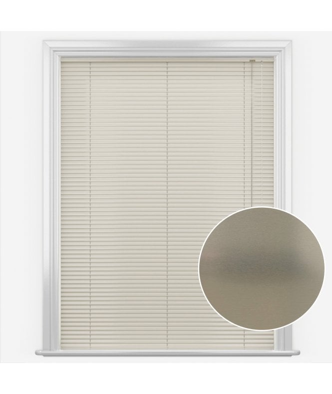 San Francisco Electra Gold Made to Measure Aluminium Venetian Blinds 25mm Slats