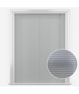 San Francisco Filtered Silver Made to Measure Aluminium Venetian Blinds 50mm Slats
