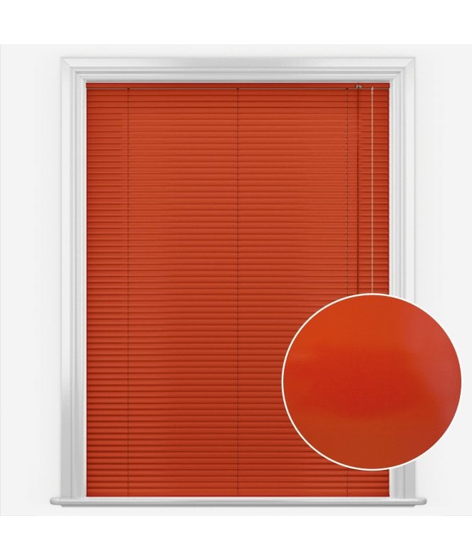 San Francisco Flame Made to Measure Aluminium Venetian Blinds 25mm Slats