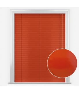 San Francisco Flame Made to Measure Aluminium Venetian Blinds 25mm Slats