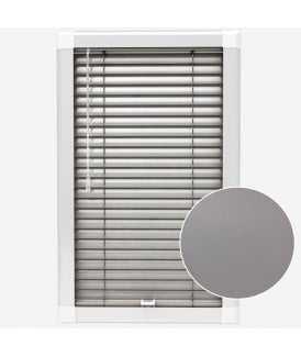 San Francisco Flint Made To Measure Perfect Fit Aluminium Venetian Blinds 25mm Slats