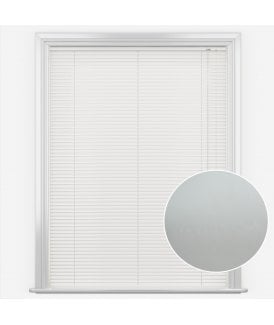 San Francisco Gloss White Made to Measure Aluminium Venetian Blinds 25mm Slats