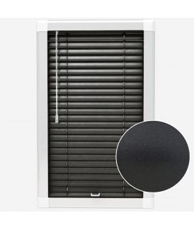 San Francisco Graphite Made To Measure Perfect Fit Aluminium Venetian Blinds 25mm Slats
