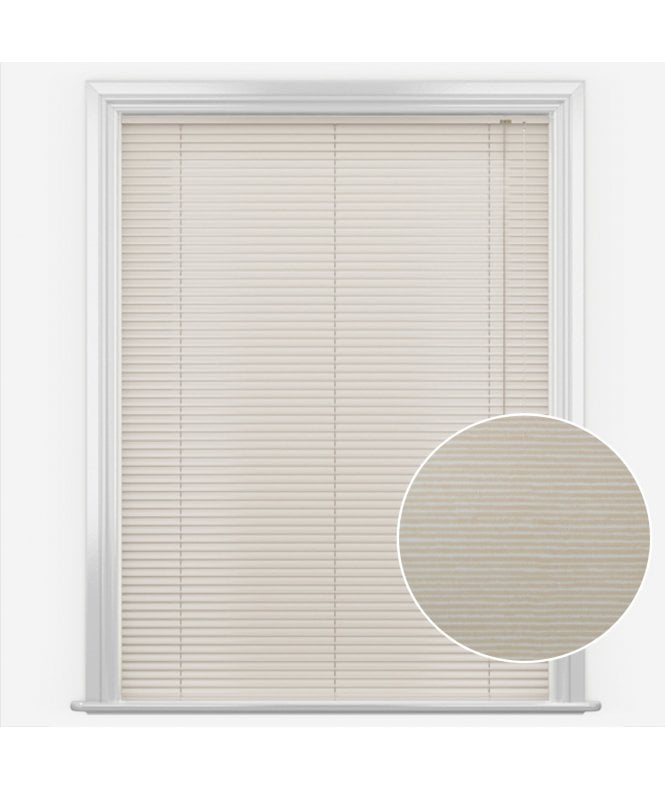 San Francisco Lita Fawn Made to Measure Aluminium Venetian Blinds 25mm Slats