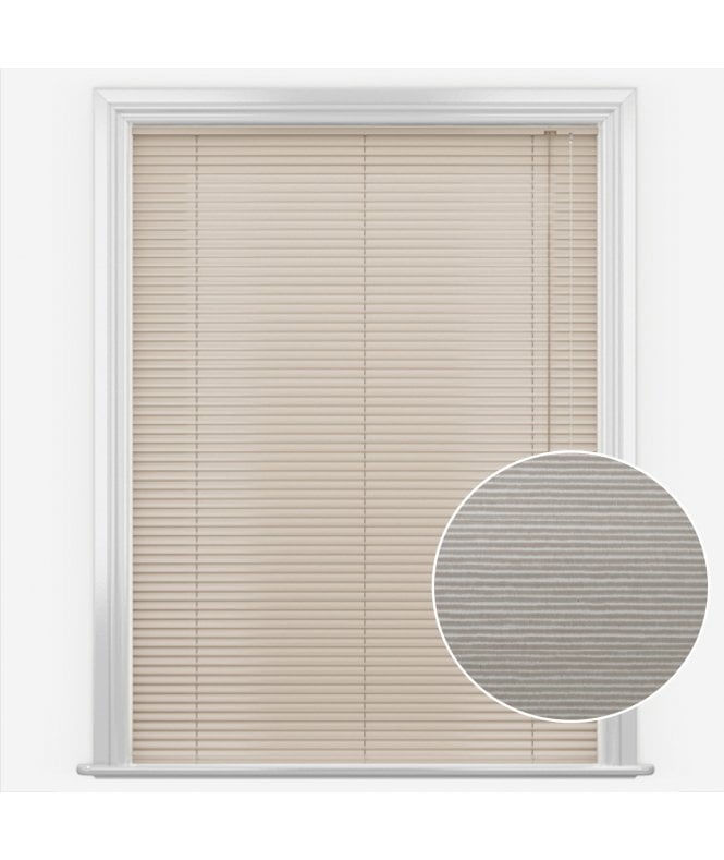 San Francisco Lita Putty Made to Measure Aluminium Venetian Blinds 25mm Slats