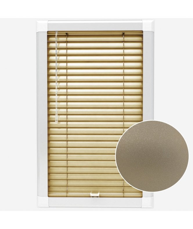 San Francisco Luster Made To Measure Perfect Fit Aluminium Venetian Blinds 25mm Slats