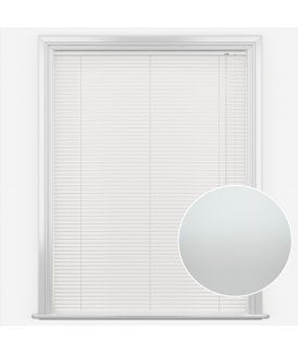 San Francisco Matte White Made to Measure Aluminium Venetian Blinds 25mm Slats