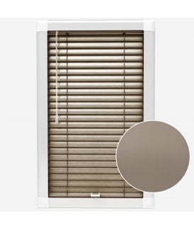 San Francisco Mink Made To Measure Perfect Fit Aluminium Venetian Blinds 25mm Slats