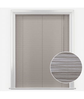 San Francisco Mono Mud Made to Measure Aluminium Venetian Blinds 25mm Slats