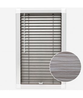 San Francisco Mono Mud Made To Measure Perfect Fit Aluminium Venetian Blinds 25mm Slats