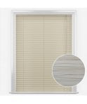 San Francisco Mono Truffle Made to Measure Aluminium Venetian Blinds 25mm Slats