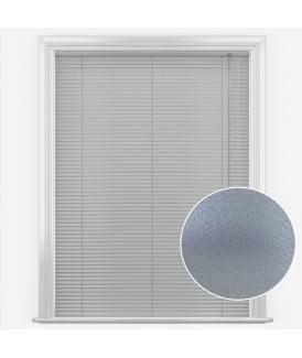 San Francisco Quartz Blue Made to Measure Aluminium Venetian Blinds 25mm Slats