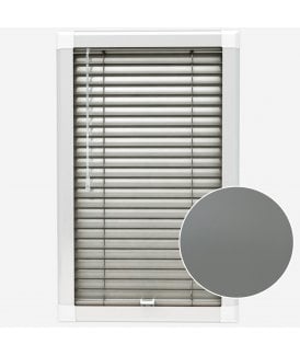 San Francisco Shadow Grey Made To Measure Perfect Fit Aluminium Venetian Blinds 25mm Slats