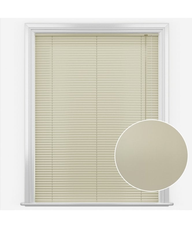 San Francisco Vanilla Made to Measure Aluminium Venetian Blinds 25mm Slats