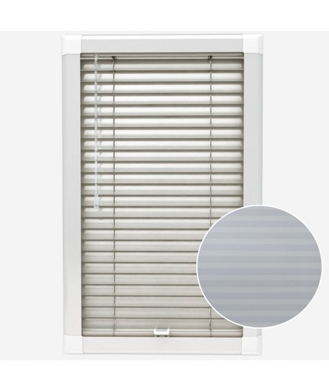 San Francisco Vibe Grey Made To Measure Perfect Fit Aluminium Venetian Blinds 25mm Slats