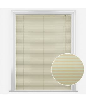 San Francisco Vibe Yellow Made to Measure Aluminium Venetian Blinds 25mm Slats