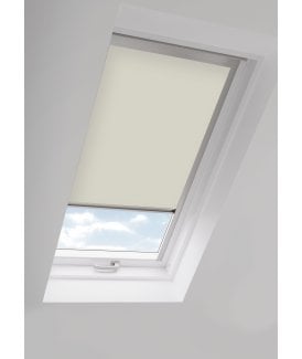 Grace / Cream Blackout Skylight Blind for Keylite Roof Windows