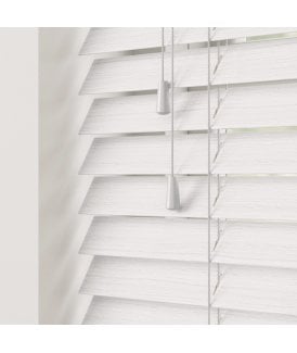 50mm Slat Koa Real Wood Venetian Blind With Strings 120cm Drop