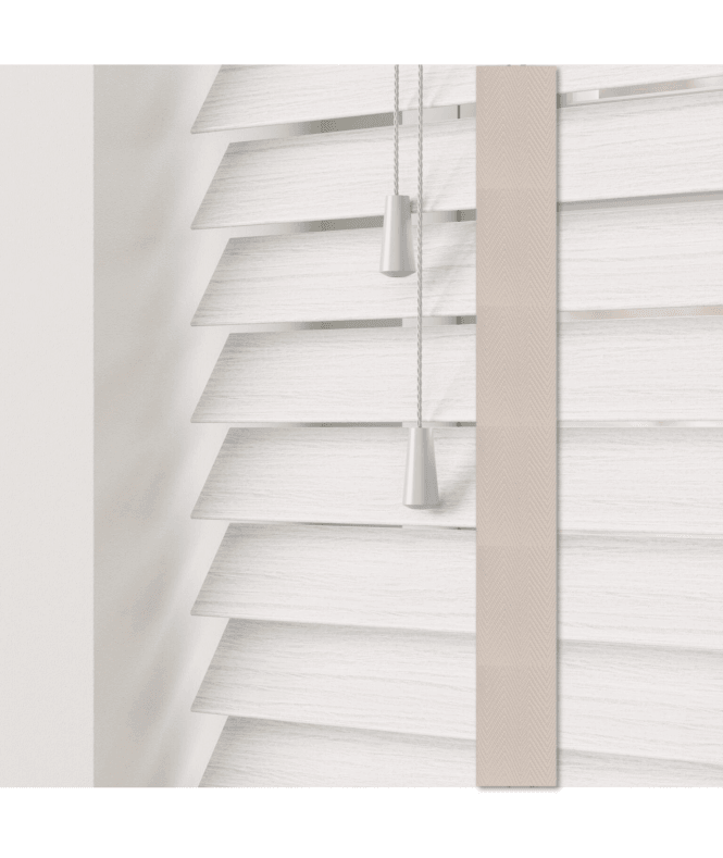 Sunwood 50mm Slat Koa Real Wood Venetian Blind With Tapes 120cm Drop
