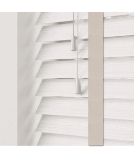 50mm Slat Koa Real Wood Venetian Blind With Tapes 120cm Drop
