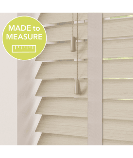 Oska Made To Measure Wooden Venetian Blinds 50mm Slats With Tapes