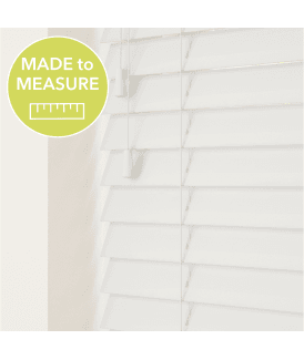 Serene Made To Measure Faux Wooden Venetian Blinds 50mm or 35mm Slats With Strings