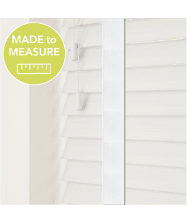Serene Made To Measure Faux Wooden Venetian Blinds 50mm or 35mm Slats With Tapes