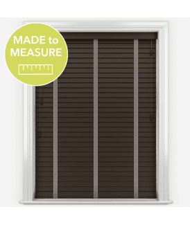 Timberlux Bamboo Zaya With Havanna Tapes Wooden Venetian Blinds (50mm slats)