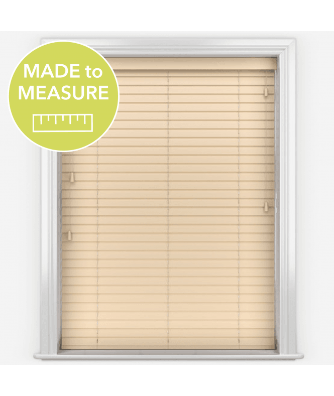 Timberlux  Linen Wooden Venetian Blinds With Strings